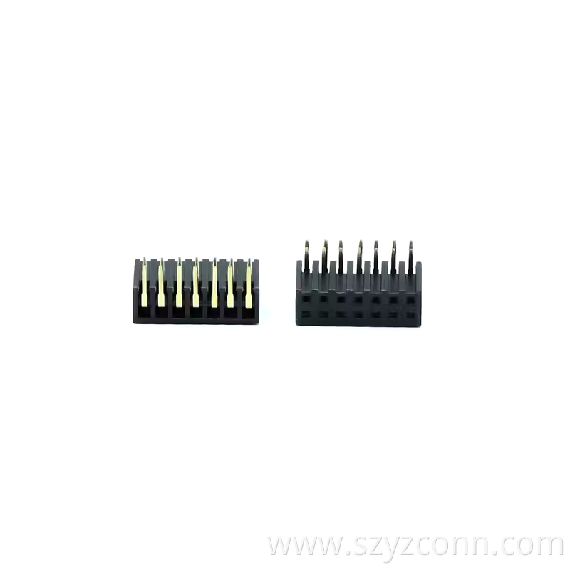 2.0mm Pitch Female Header Dual Row Right Angle H7.2mm 22P-240P (1) 2.0mm Pitch Female Header Dual Row Right Angle H7.2mm 22P-240P (1)